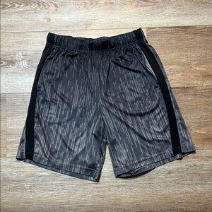Tek Gear Men's Gray Patterned Athletic Shorts
